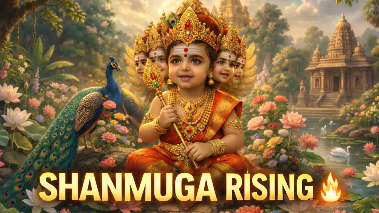 SHANMUGA RISING 🔥 | Cosmic Lord Murugan Anthem | Dark Cinematic Devotional 8K