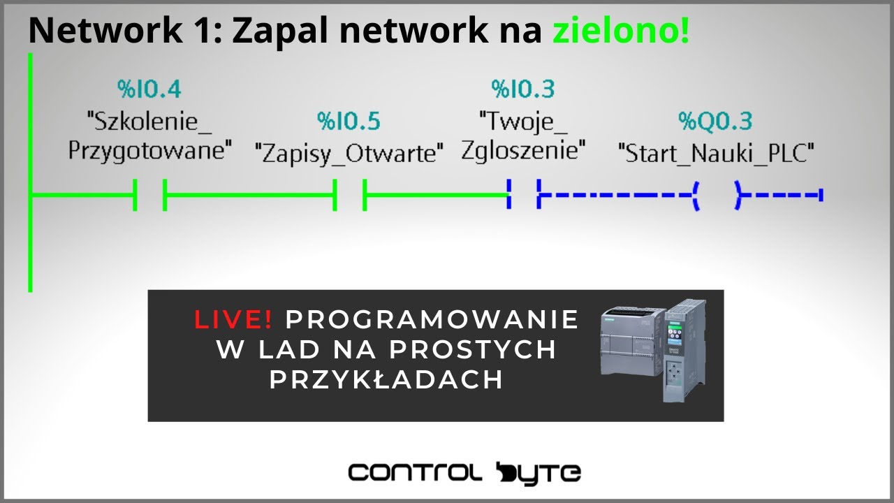 Podstawy programowania sterowników PLC w języku LAD