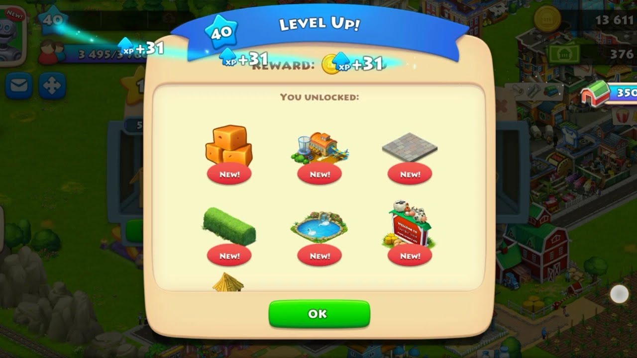 Township LEVEL 40 gameplay