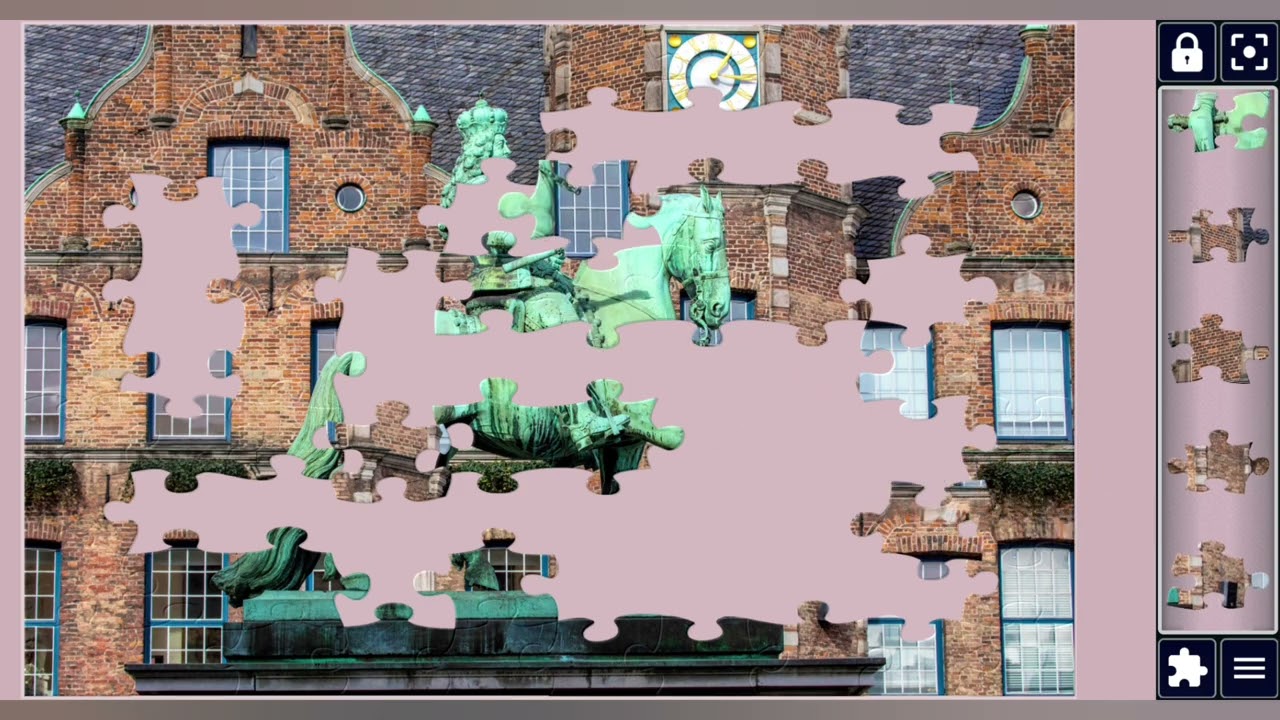 Jan Wellem Monument in Dusseldorf, Germany🎠🗽//jigsaw puzzles craft🧩//Amazing puzzles Art🧩//