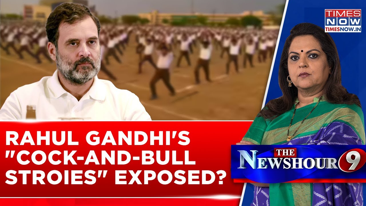 Cock-and-Bull Story Made by Rahul Gandhi: Congress Slammed On Live Debate Over RSS Ban Row