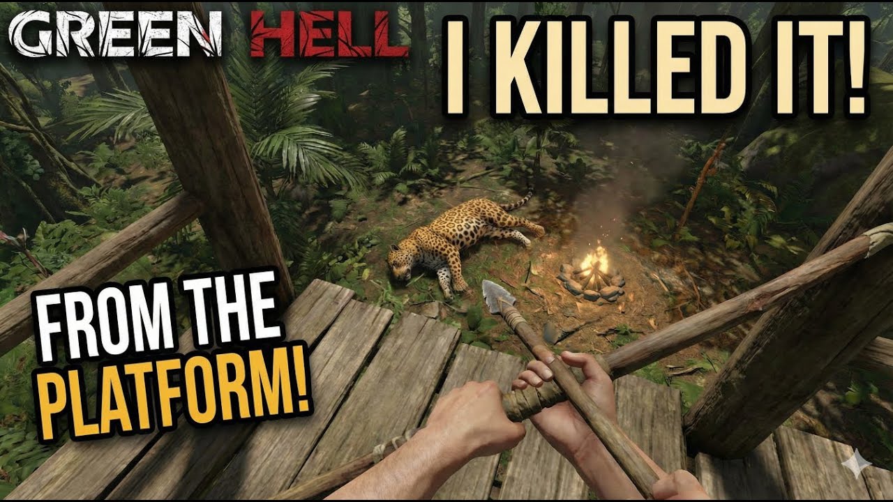 A JAGUAR ATTACKED ON ME | GREEN HELL GAMEPLAY DAY 6