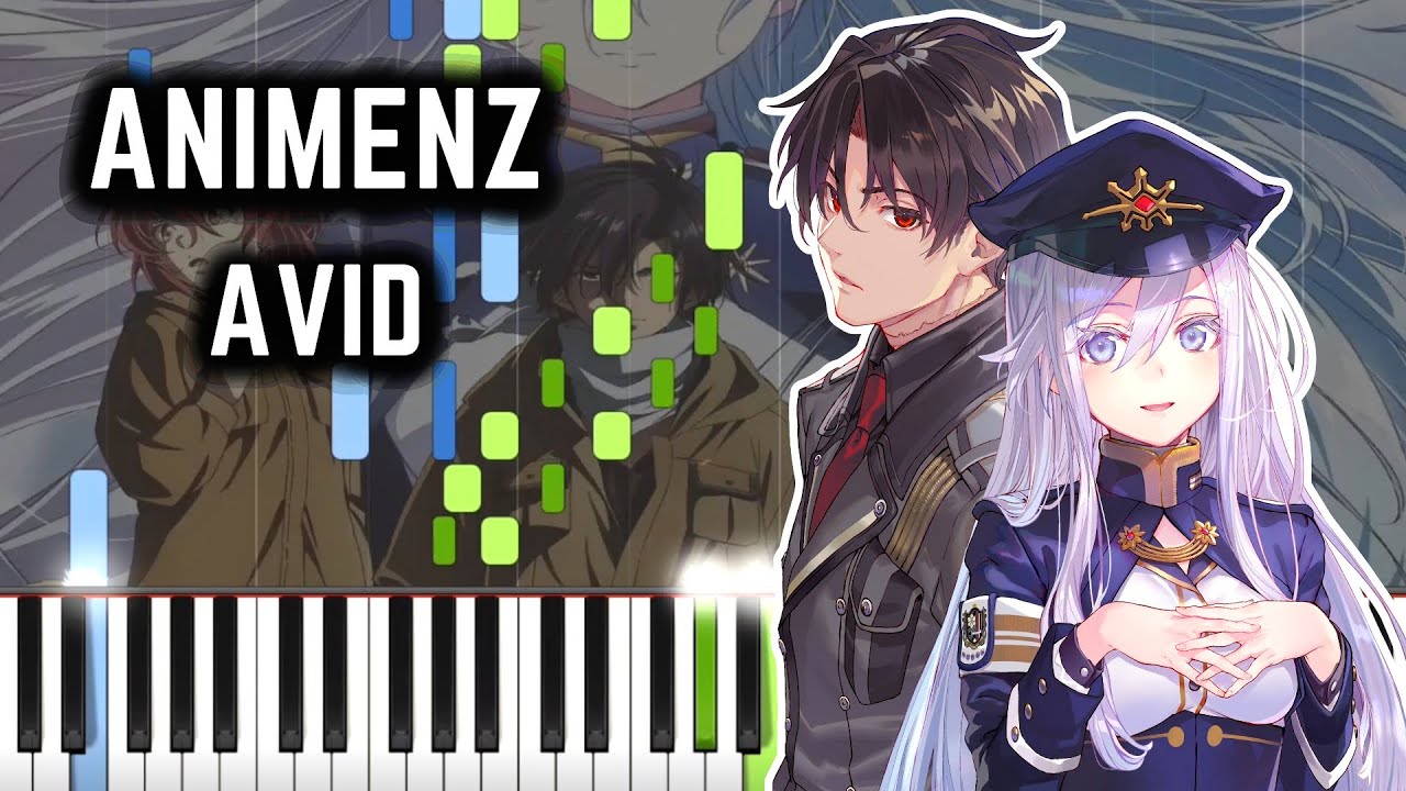 [Animenz] Avid - 86 Piano Tutorial || Synthesia