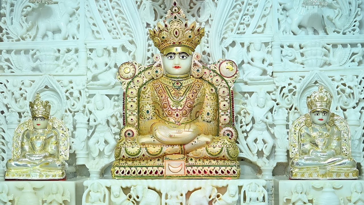 श्री चन्द्रप्रभ स्वामी जिनालय प्रभाव अति मनोहर परिकर युक्त श्री विलय का 89 त्रिदिवसीय ध्वजा परिवर्तन