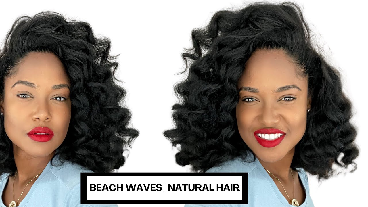 Beach Waves on Natural Hair | Natural Hair Tutorial