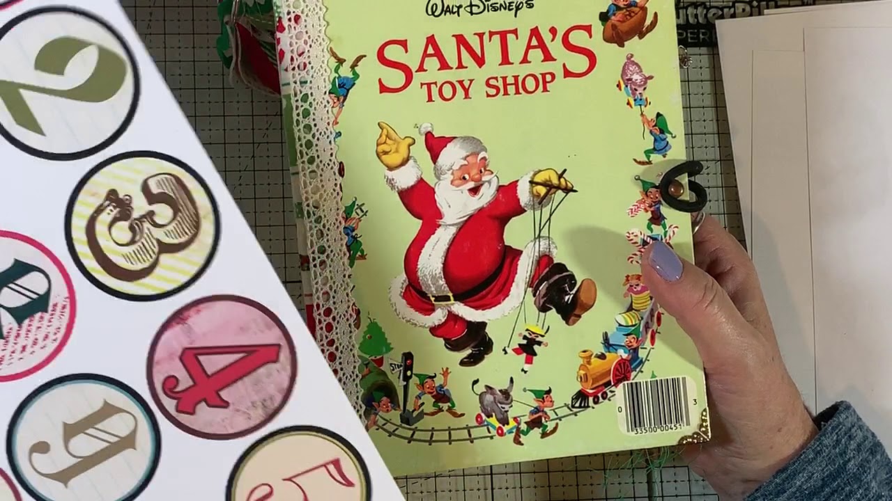 Start to Finish - Eclectic Christmas Journal - Organization & The Cover