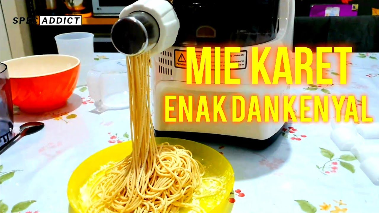 RE NOODLE RN88 - PROSES BUAT MIE KARET, MUDAH DAN CEPAT