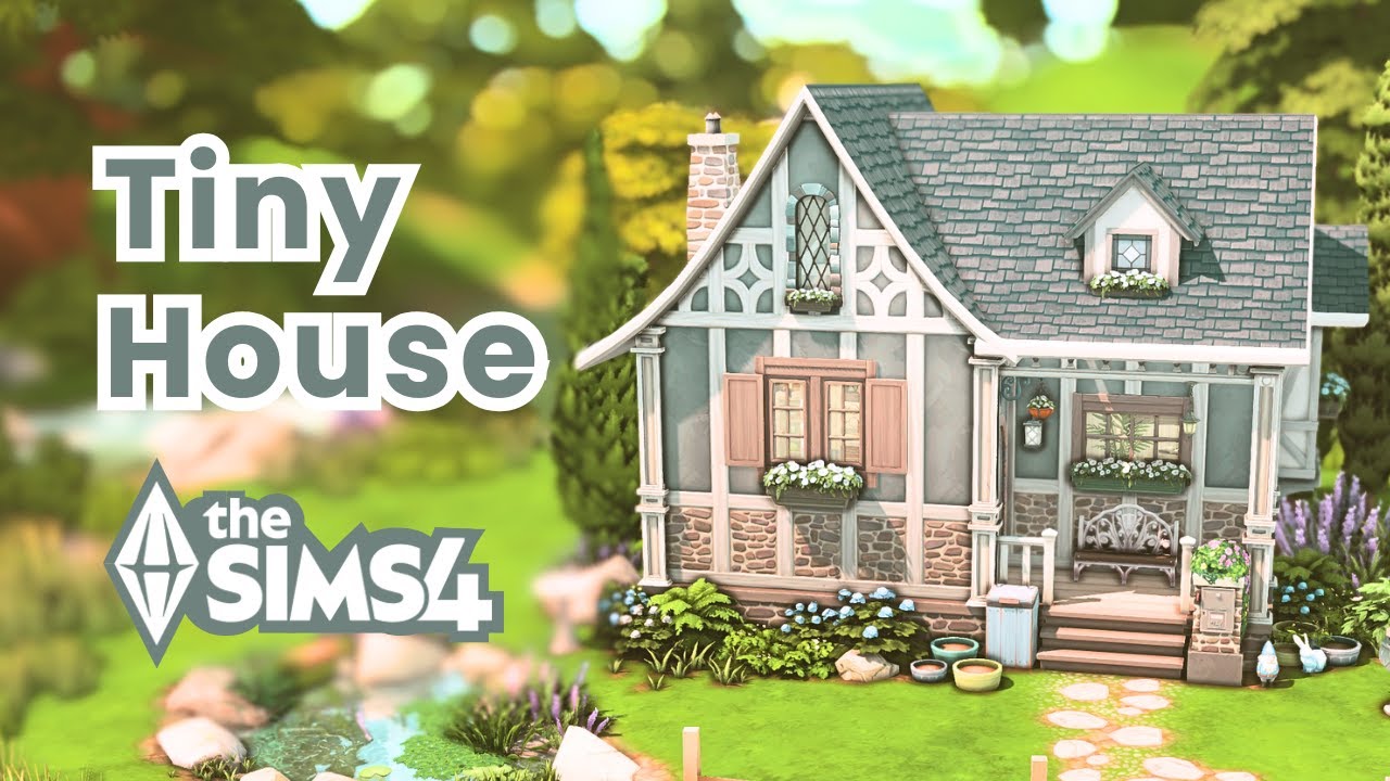 Tudor-Style Tiny House in Windenburg 🪻 | Sims 4 Speed Build (No CC)