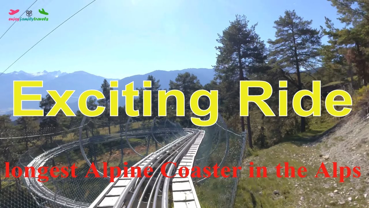 3,5 km LONG Hoch Imst Alpine Coaster adrenalin FULL RIDE   #alpinecoaster