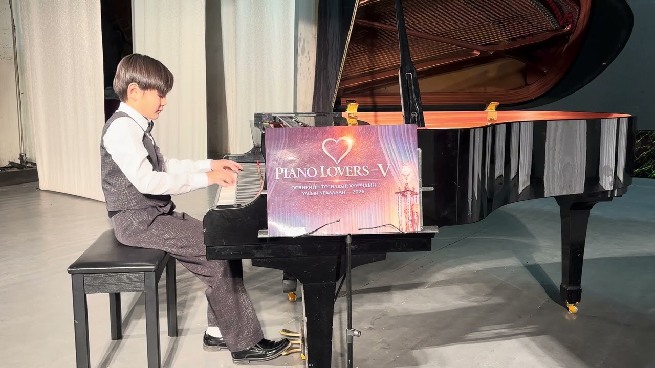 Piano Lovers-5, Solo Standarty, 10-11 years G.Ganerdene