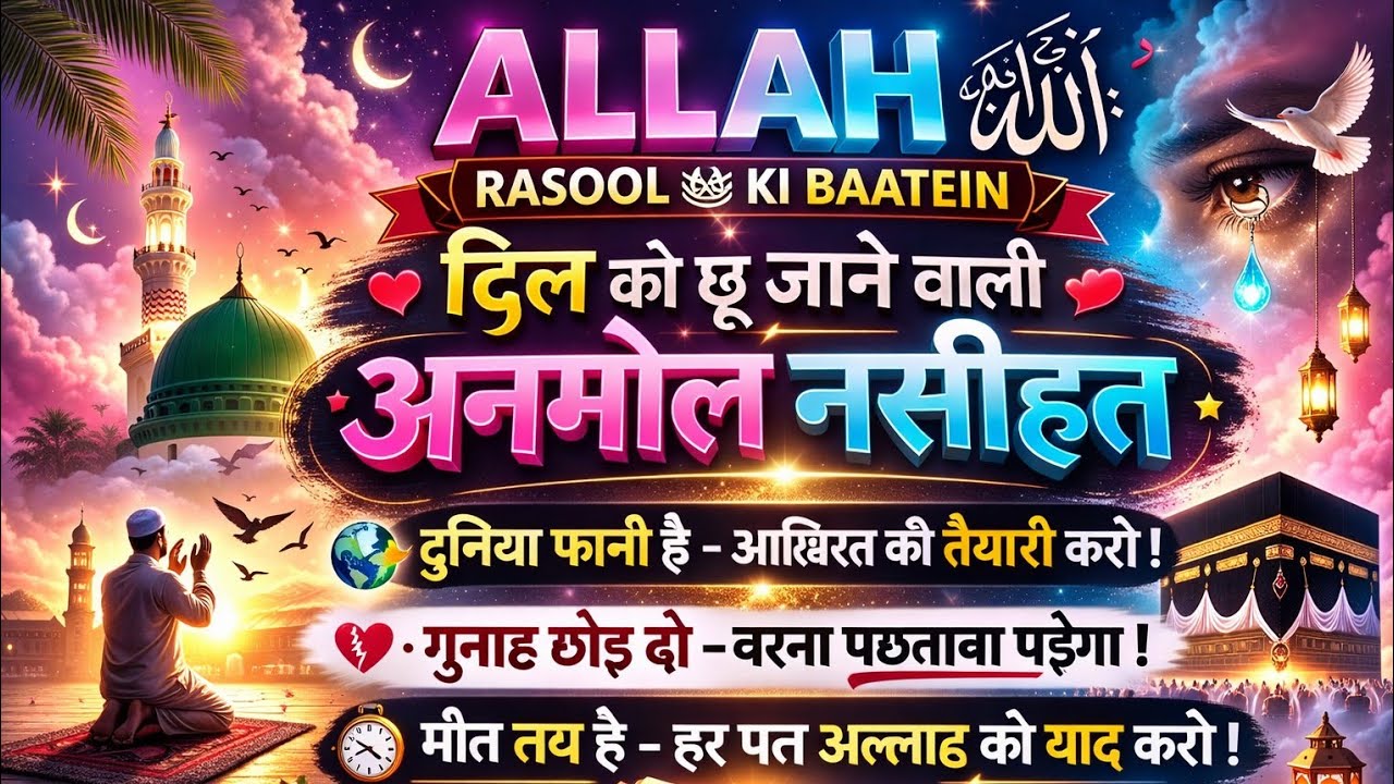 2026 ki new latest taqreer 🌹 Islamic gyaan Hindi Islamic video Allah aur rasul ki behtarin byan 🌹🌹🖕