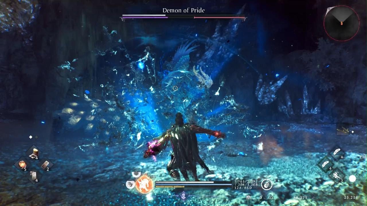Nioh 3 Demon of Pride optional boss level 72