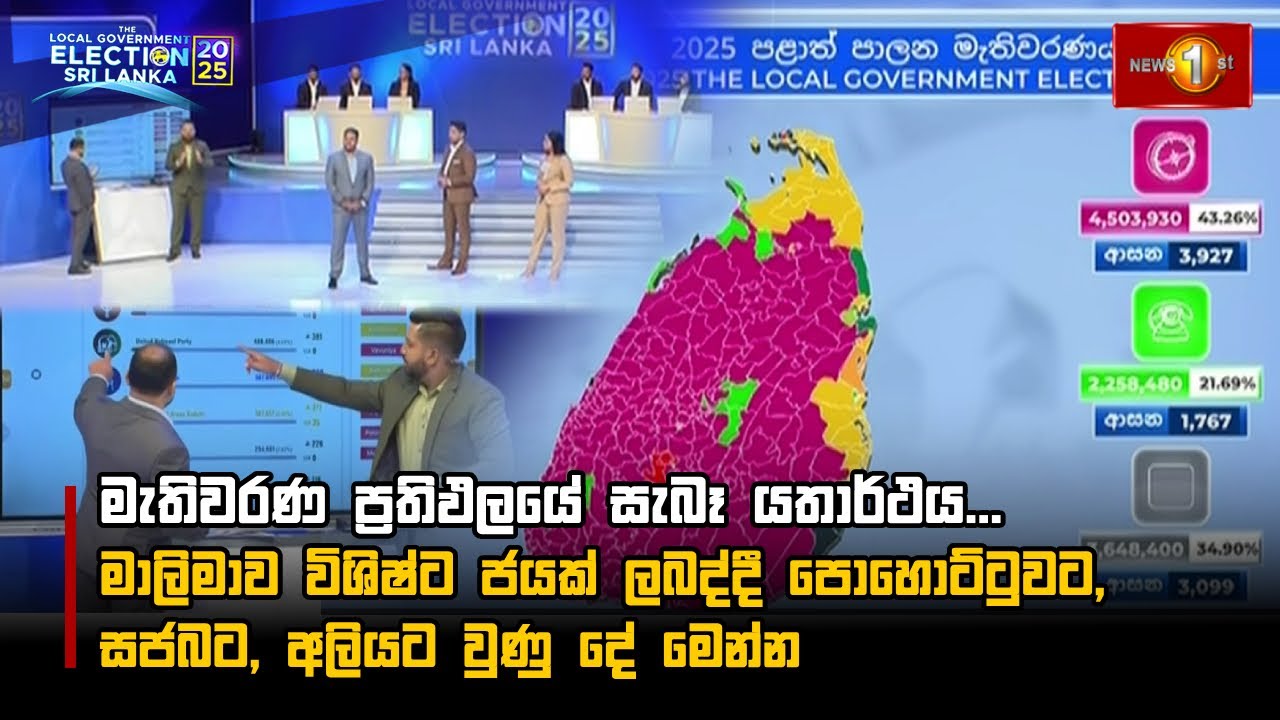 මැතිවරණ ප්‍රතිඵලයේ සැබෑ යතාර්ථය... මාලිමාව විශිෂ්ට ජයක් ලබද්දී පොහොට්ටුවට, සජබට, අලියට වුණු දේ මෙන්න