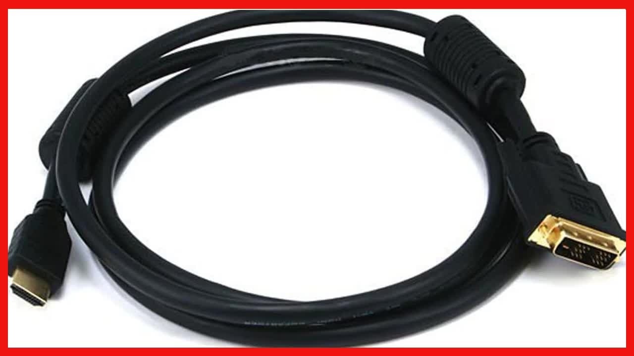 HDMI to DVI D Cable Reliable Video Connection Without Audio