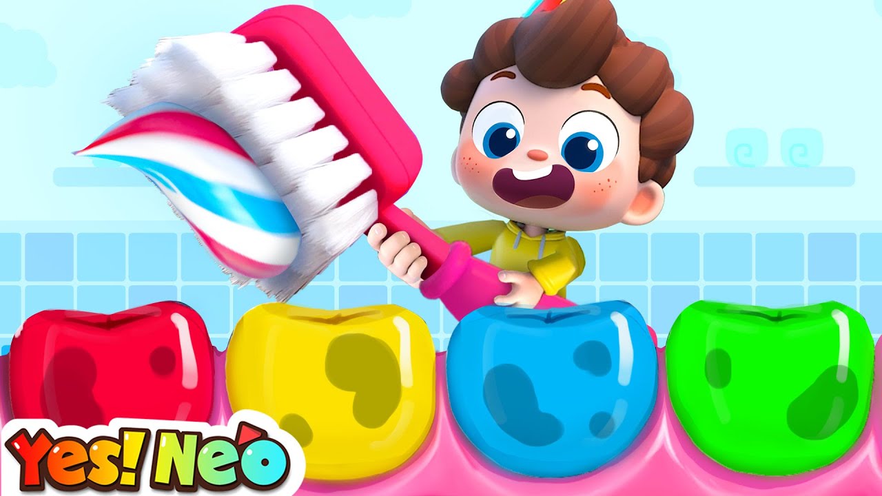 Brush Your Teeth | Tooth Brush Song | Healthy Habits | Nursery Rhymes & Kids Songs | Yes! Neo