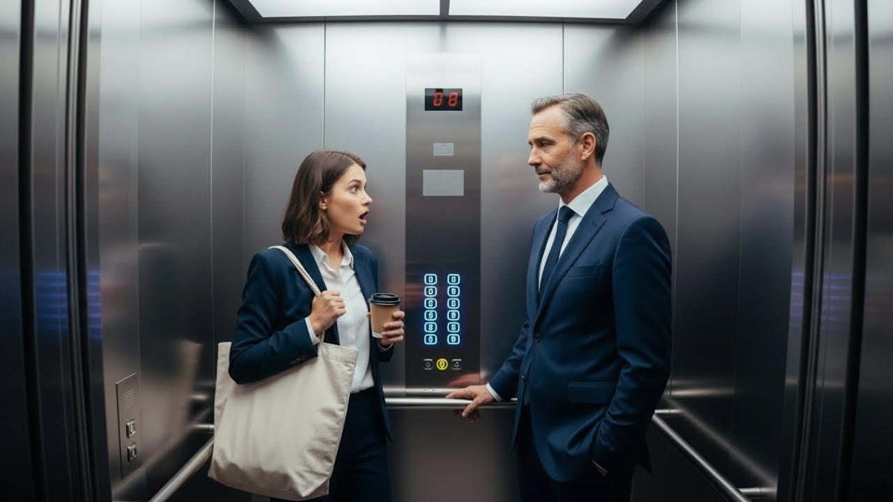 She Used the CEO's Private Elevator by Mistake—When the Doors Opened, He Said…
