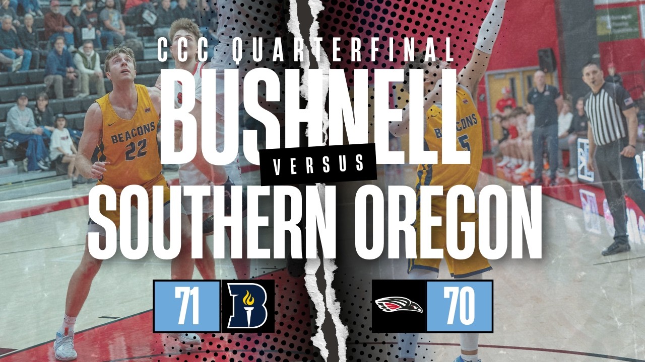 Bushnell Men's Basketball vs Southern Oregon Recap (CCC Quarterfinals)