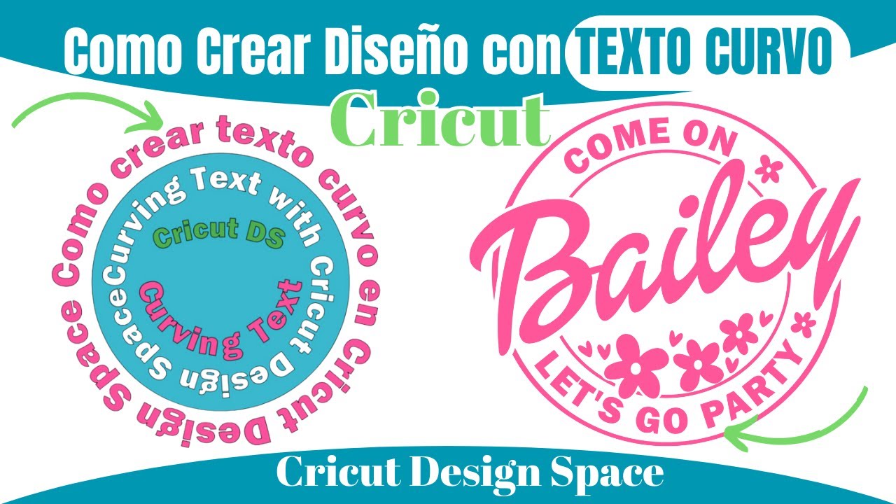 Como Crear Texto Curvo en Cricut Design Space | Como Crear Diseño de Barbie en Cricut.