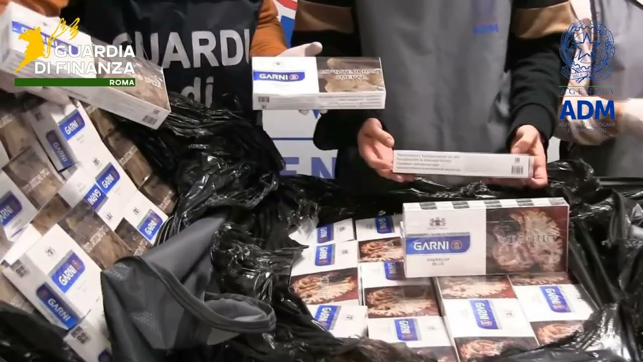 Contrabbando di sigarette, maxi sequestro a Fiumicino: denunce e sanzioni