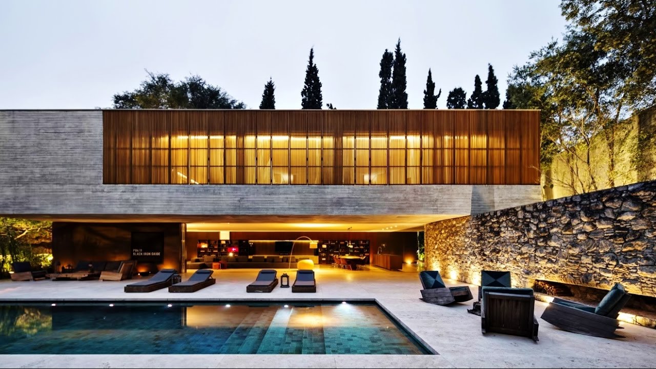 Stunning Minimalist Modern Contemporary Luxury Residence in São Paulo, Brazil (by Studio MK27)