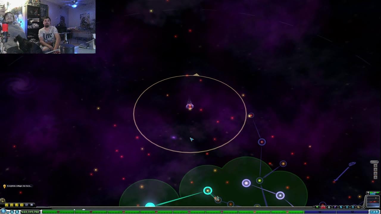 Spore space stage live min minmaxing thew galaxy to death
