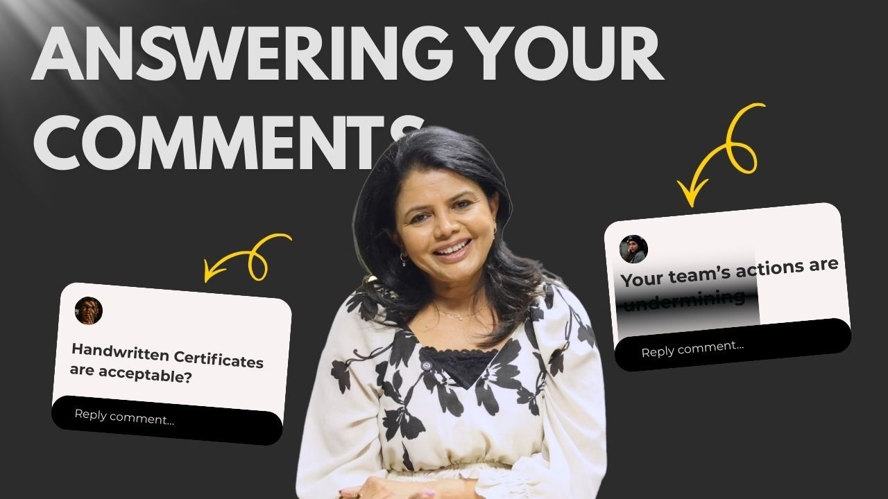 Responding To Comments | Ask Your Attorney | Law Offices Of Mary Kennedy