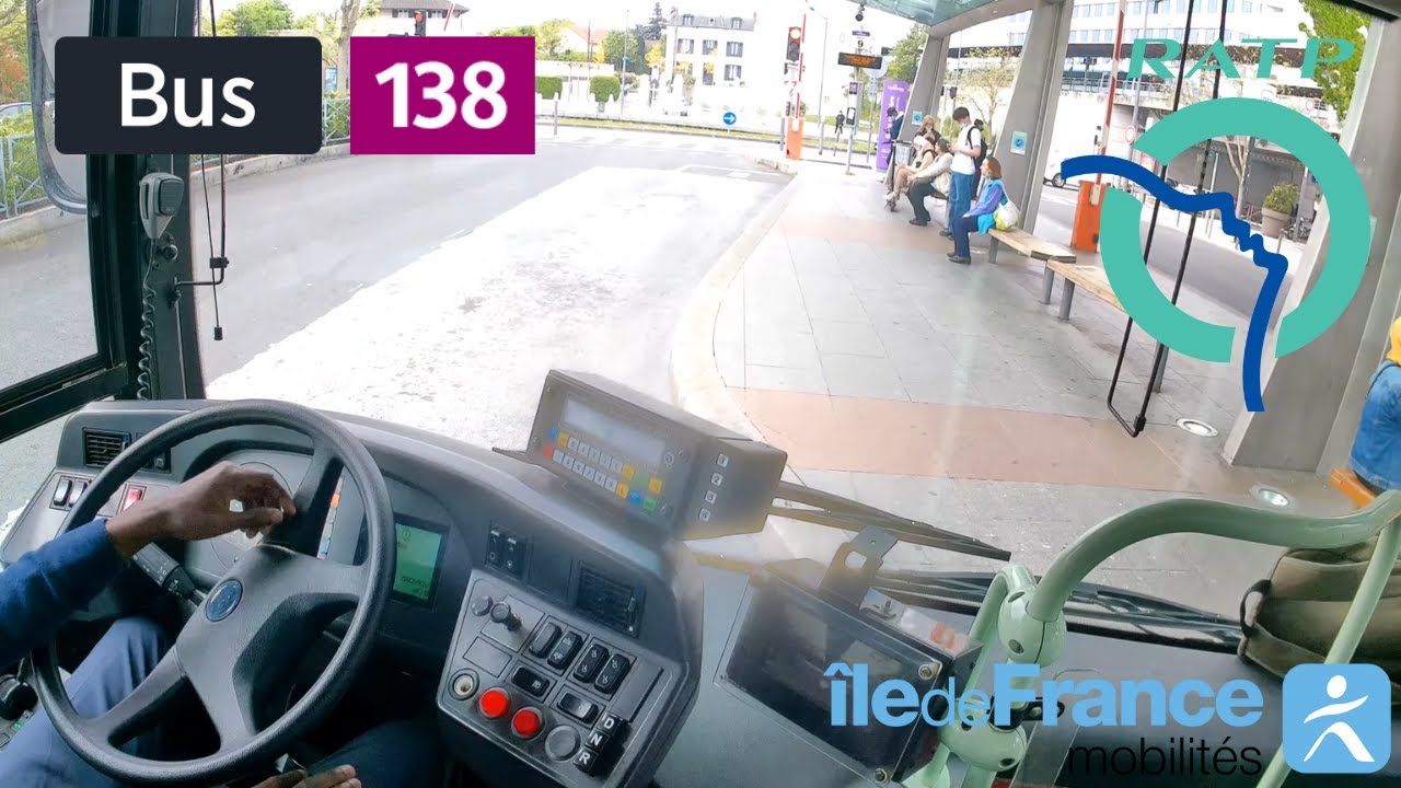 Bus 138 RATP | Gare d'Ermont-Eaubonne SNCF - Saint-Ouen RER - 4K