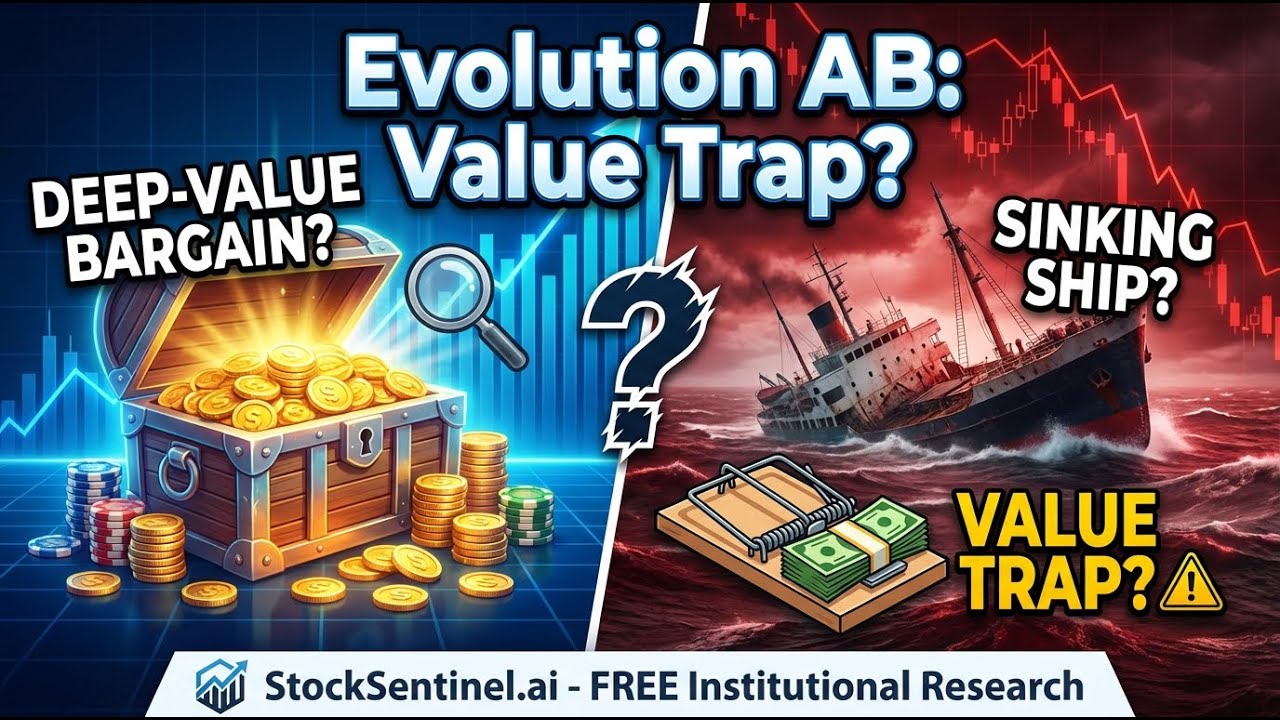 Is Evolution AB stock a deep-value bargain or a sinking ship?
