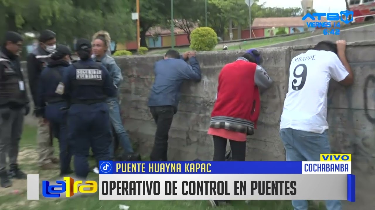 Despliegan operativo de control en los puentes de Cochabamba