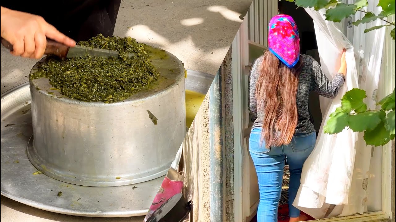 Rural life in Iran | traditional Cooking amazing and simple food over a fire 🔥