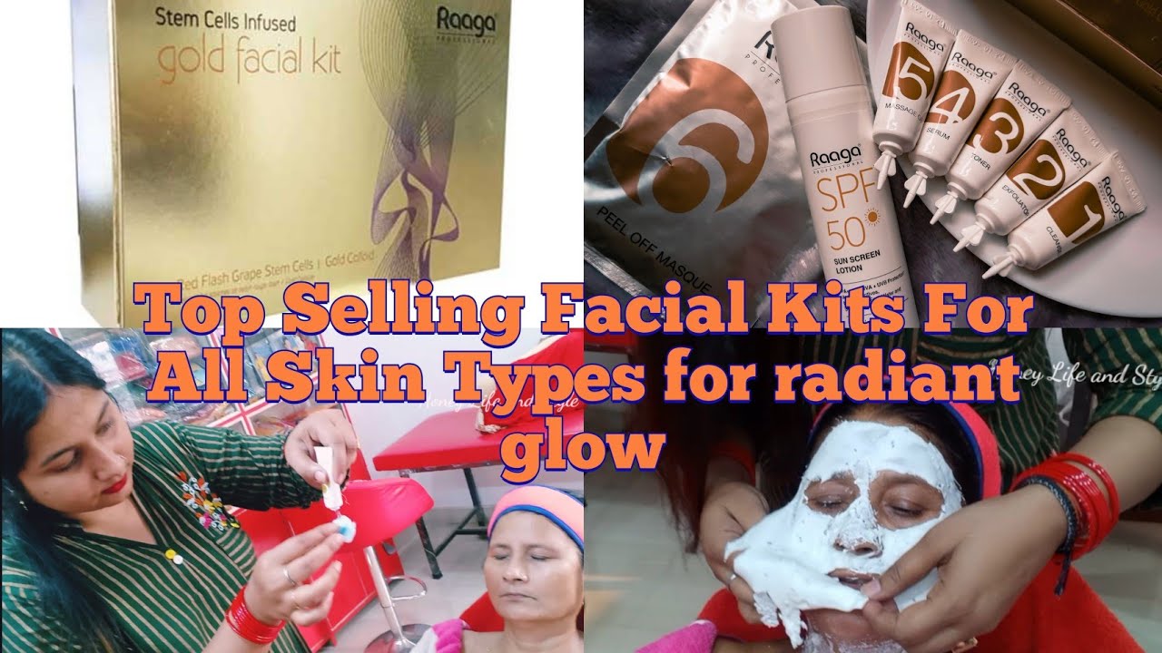 Raaga Professional Stem Cell Inf Gold Facial Kit|Facial step by step/Facial kaise karte h/Facial Kit