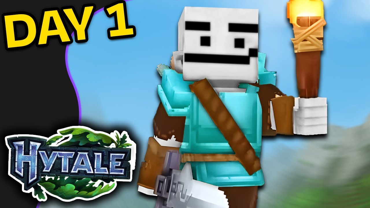 Carson and friends play HYTALE - DAY 1