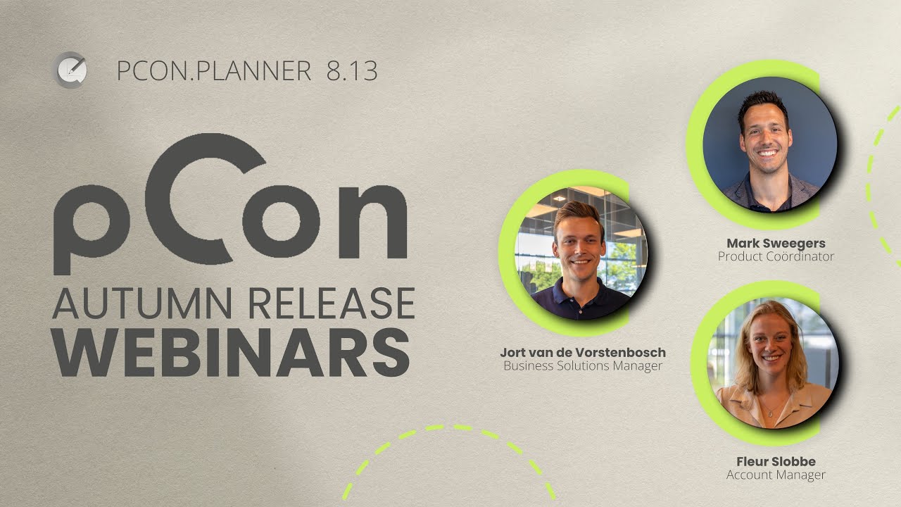 pCon.planner webinar Autumn Release 8.13 (NL)