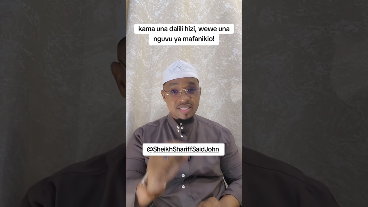 Ukiwa na dalili hizi, wewe una nguvu ya mafanikio...#shariff_said_john 