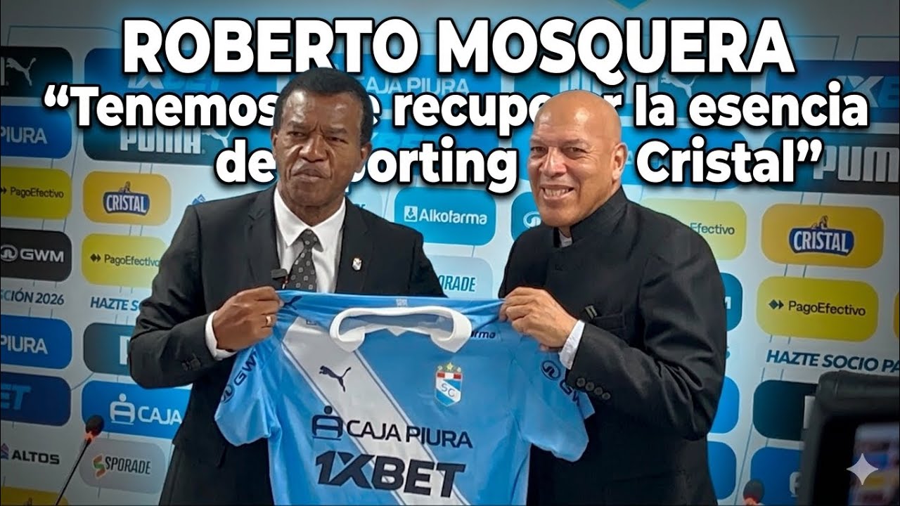 Roberto Mosquera: &ldquo;Tenemos que recuperar la esencia de Sporting Cristal&rdquo; | Conferencia