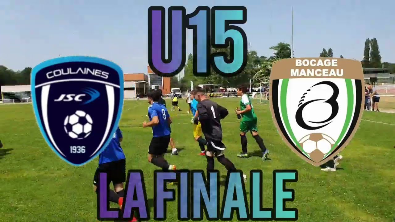 [FINALE TOURNOI JEUNES USAP U15] JS COULAINES 🆚️ BOCAGE MANCEAU