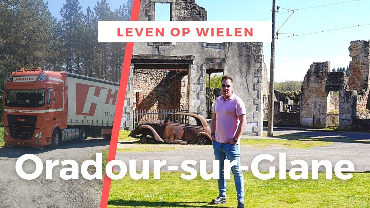Langs het monument van Oradour-sur-Glane tijdens een toeristisch ritje | Vlog #66 | Leven op wielen