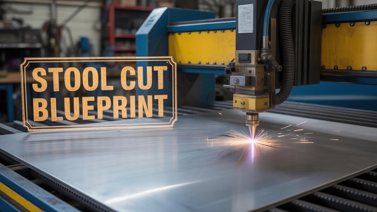 Easy DIY CNC Plasma Cutting Design Metal Stool Anyone Can Make!