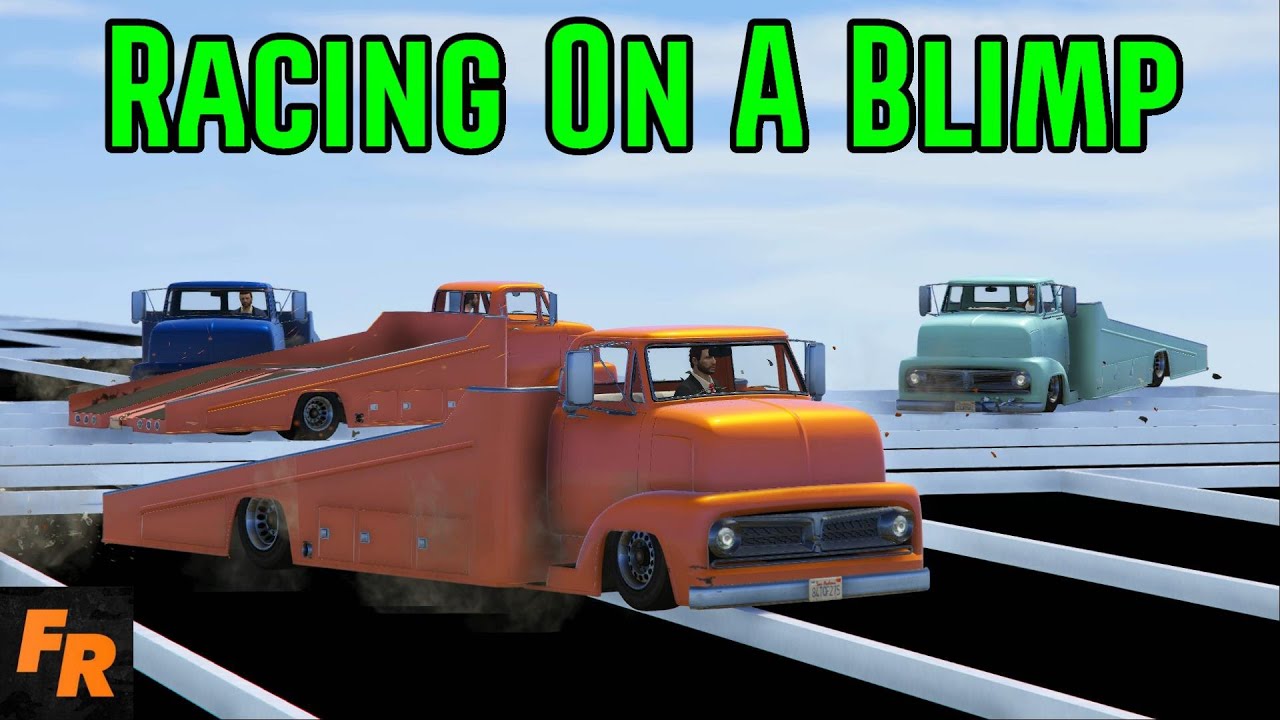 Racing On A Blimp - Gta 5 Racing