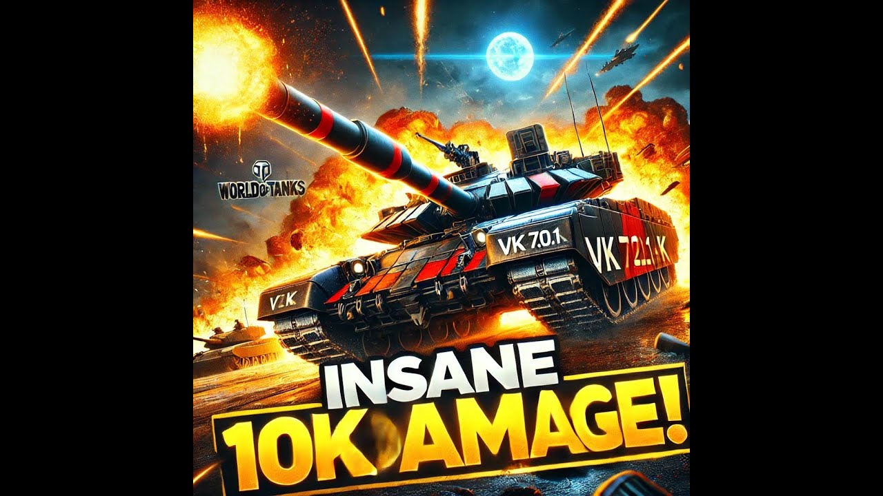 VK 72.01 (K) 10K DAMAGE MONSTER! World of Tanks Epic Carry