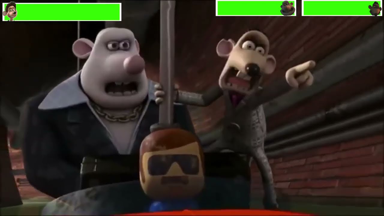 Flushed Away Ratmobile Chase with healthbars (Made By @GabrielD2002 )
