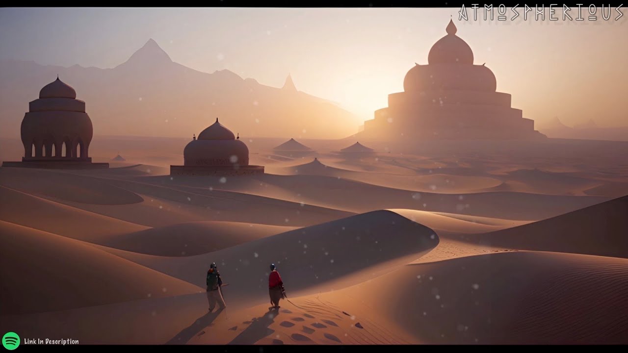 Relaxing Middle East Desert Ambient Music | Duduk Flute & Angelic Vocal | meditation, study, work
