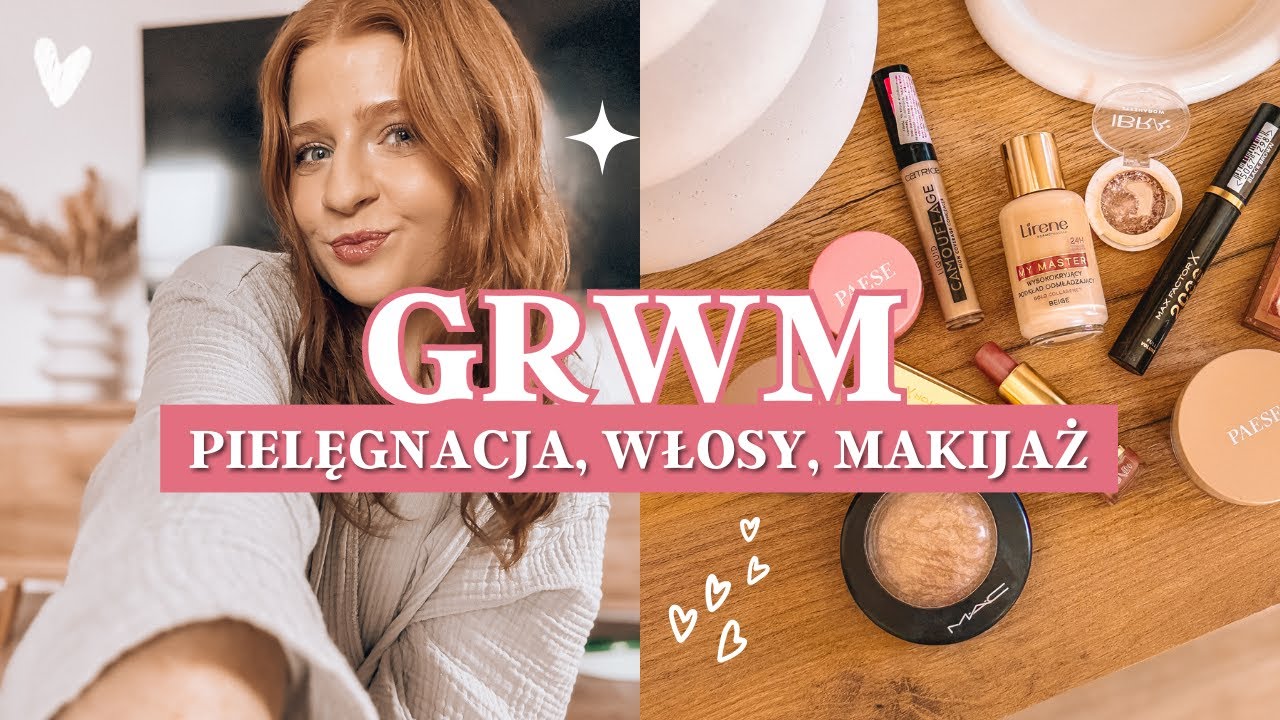 GRWM💖 | PIELĘGNACJA, WŁOSY, MAKIJAŻ & STRÓJ DNIA 🎀💫