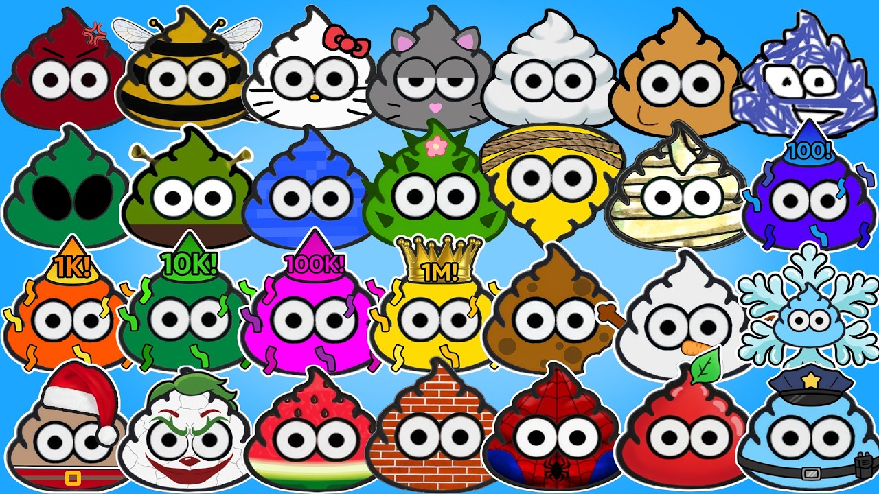 How to get 58 Pou Poos 💩 in Find The Pou Poos [Roblox]