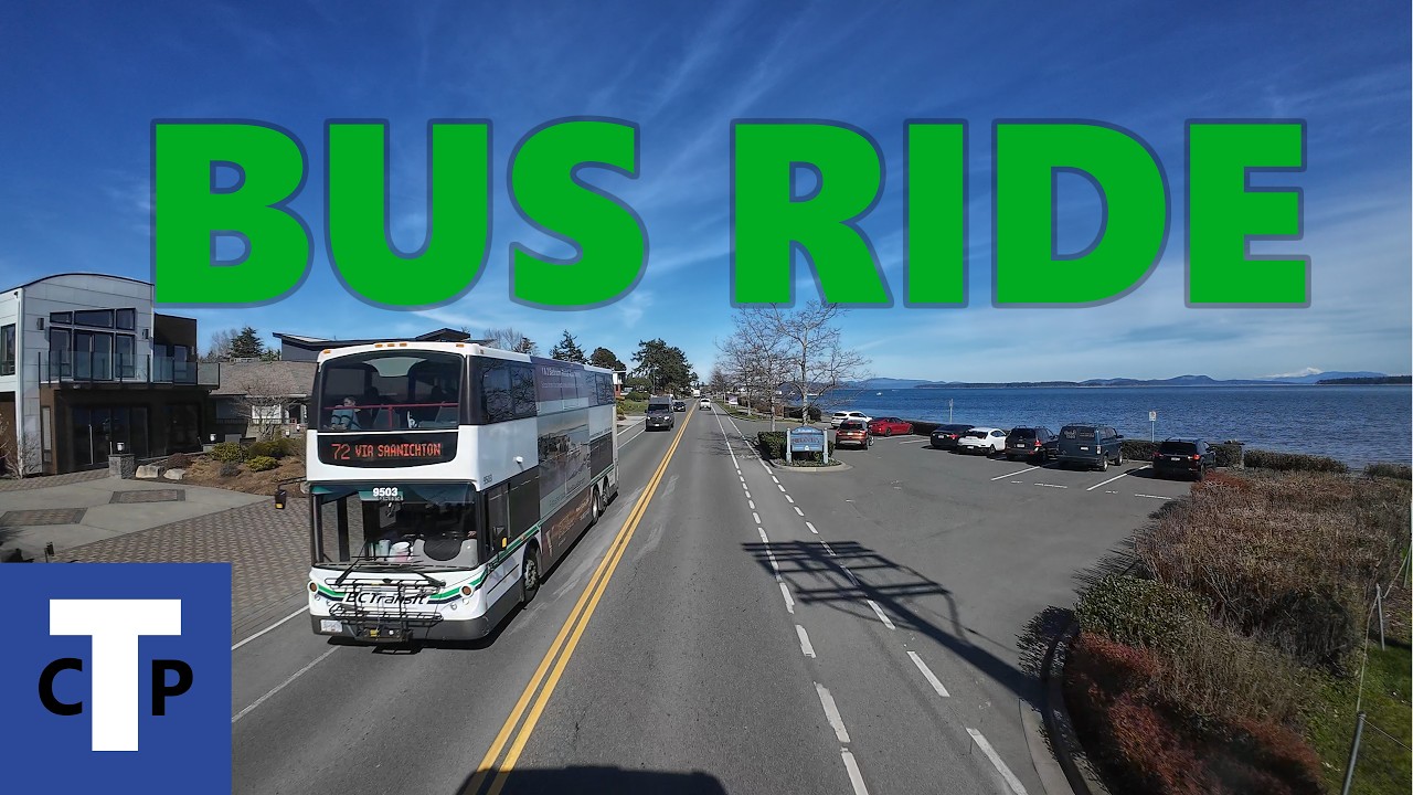 BC Transit Route 72 - Ride/Tour | 1 Hour + of Bus ASMR (Downtown Victoria - Swartz Bay Terminal)