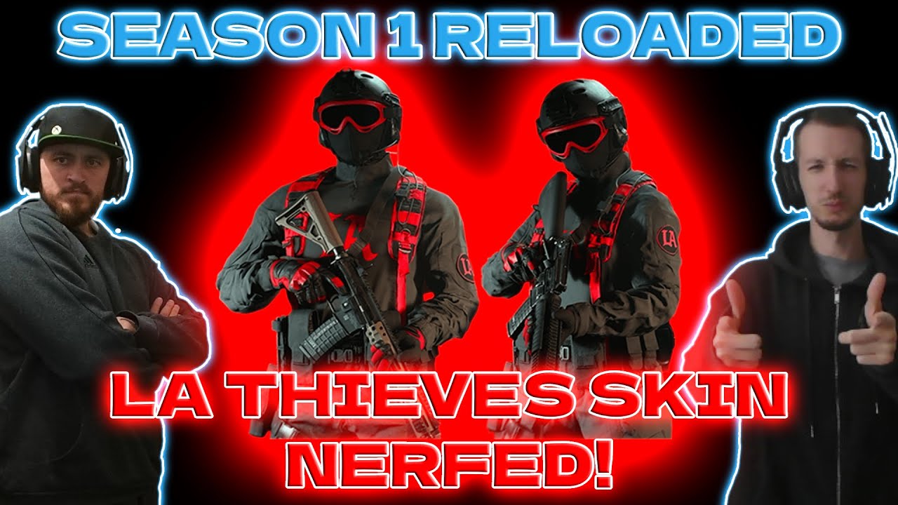 Warzone Season 1 Reloaded - LA Thieves Skin Nerfed!