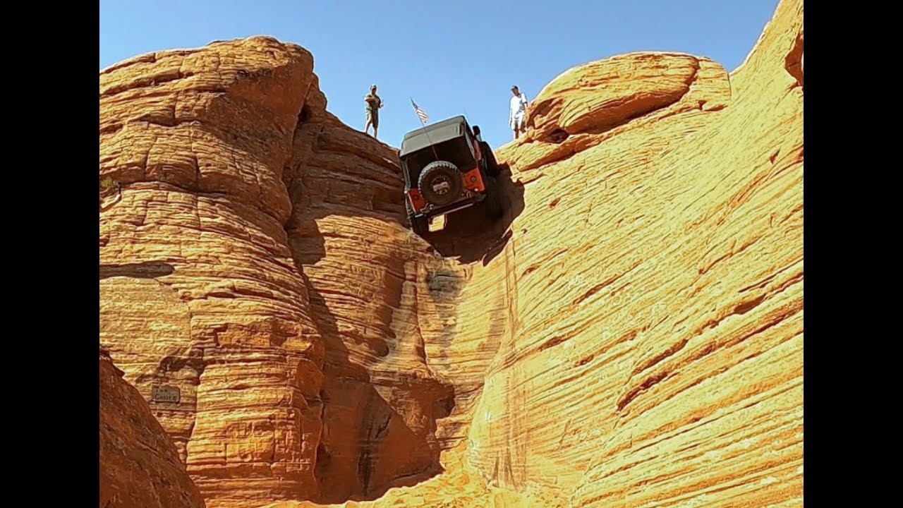Jeep trail, Sand Hollow UT, The Chute, Wayne's World.