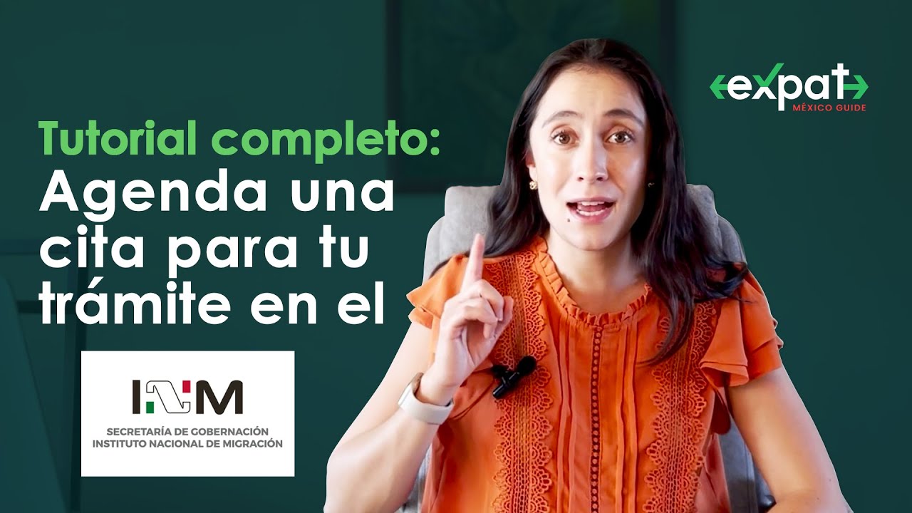 ¿Cómo AGENDAR CITA en el Sistema de Citas en Línea del INM? - Tutorial completo