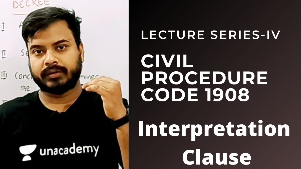Civil Procedure Code Lecture Series | Section -2 CPC | Live Class On @UnacademyClatPG  |