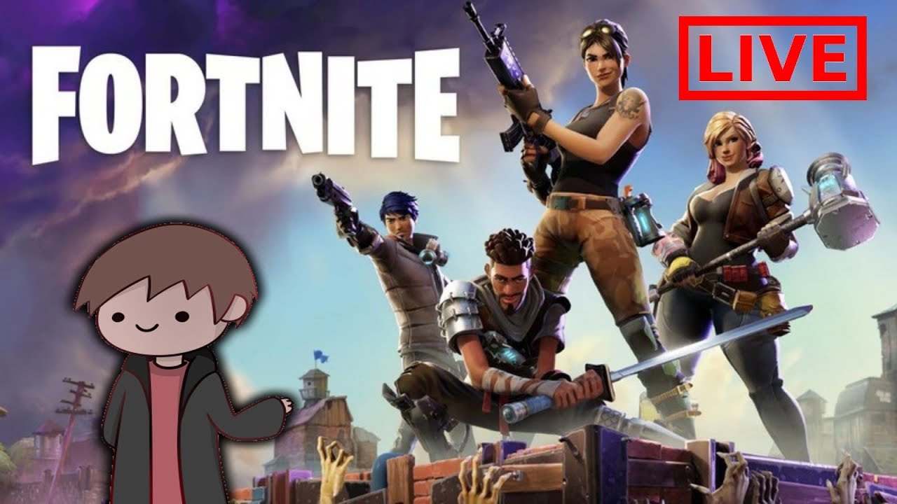 Fortnite Live Stream! With Hailbot And Friends!